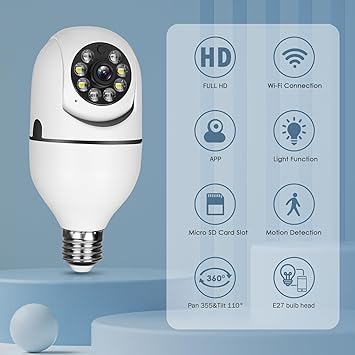Light Bulb Security Camera
