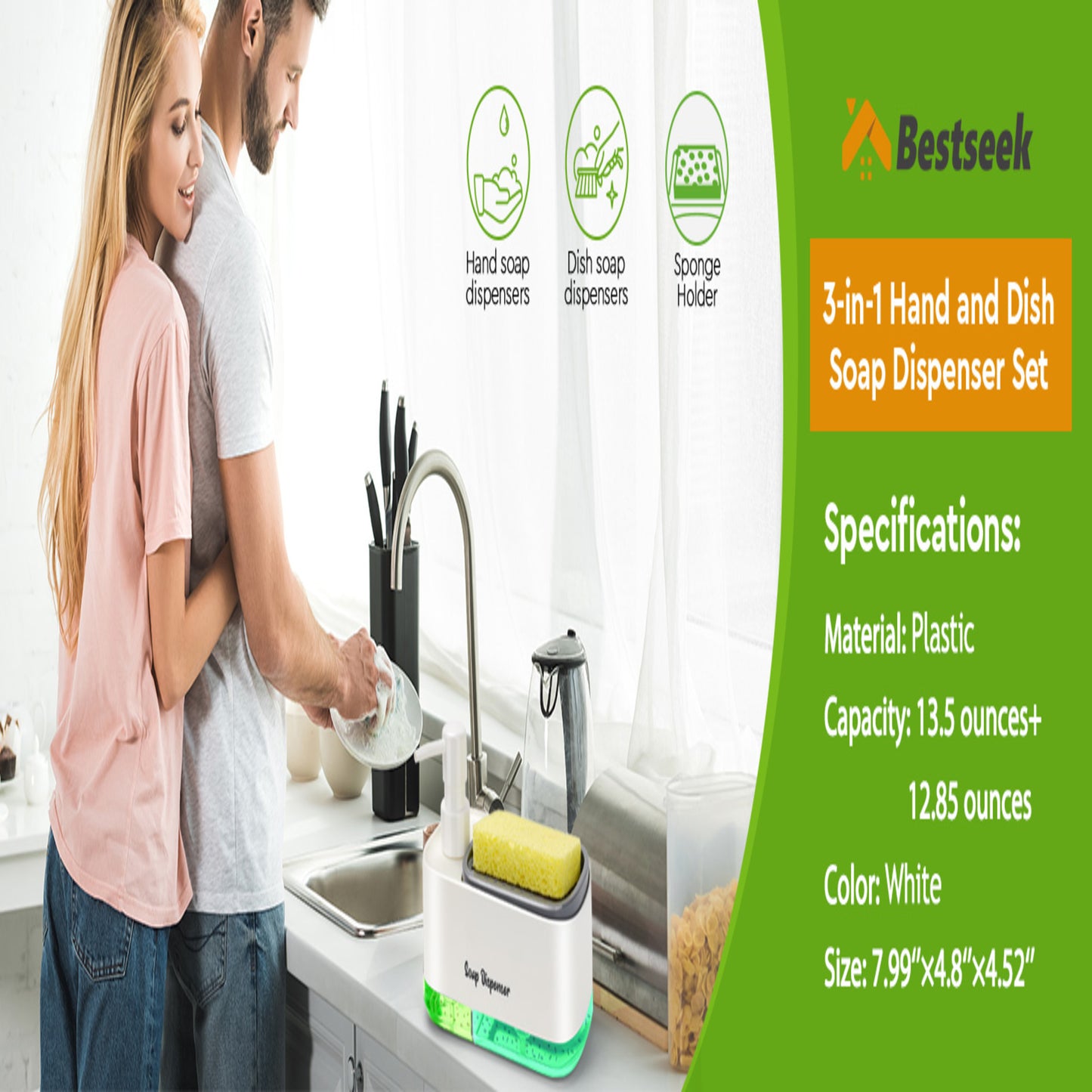 Hand and Dish Soap Dispenser