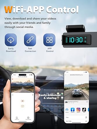 Car dashboard camera