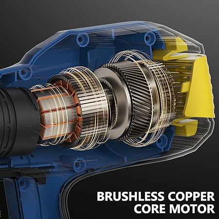Brushless Cordless Paint Sprayer for Dewalt 20V Battery,4 Nozzles,150 Din/s Viscosity,1000ml/min Flow Rate & 1200ML Electric Paint Gun for Furniture, Walls