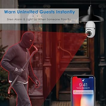 Light Bulb Security Camera