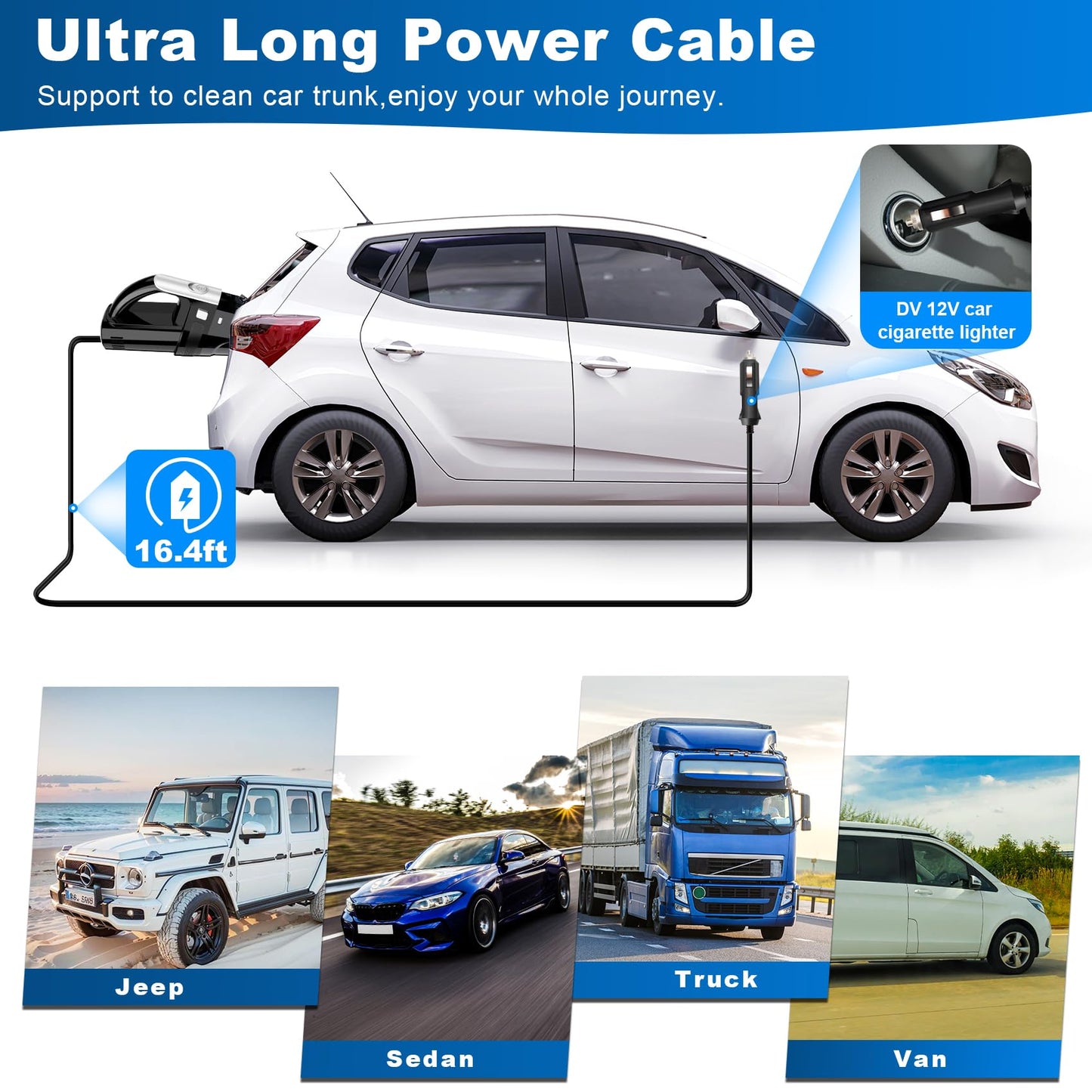 Portable car Vacuum Cleaner