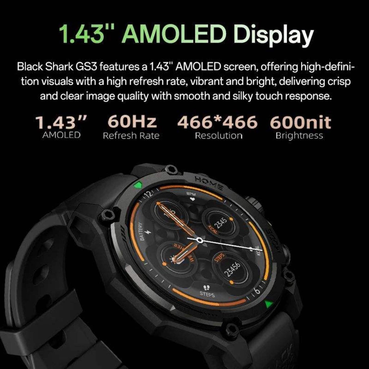 Black Shark GS3 Sport Smartwatch