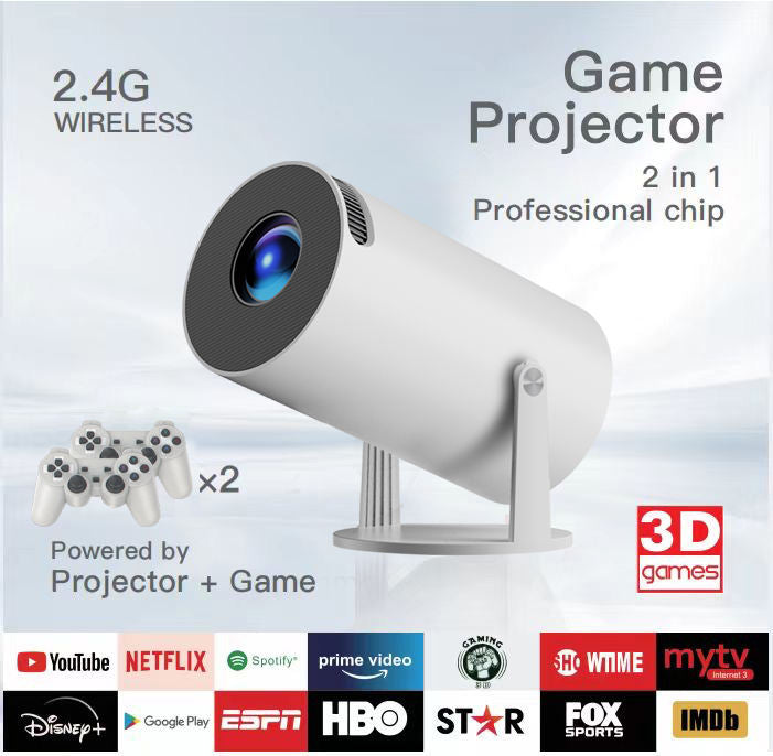 X10 Plus Retro Game Console with Projector