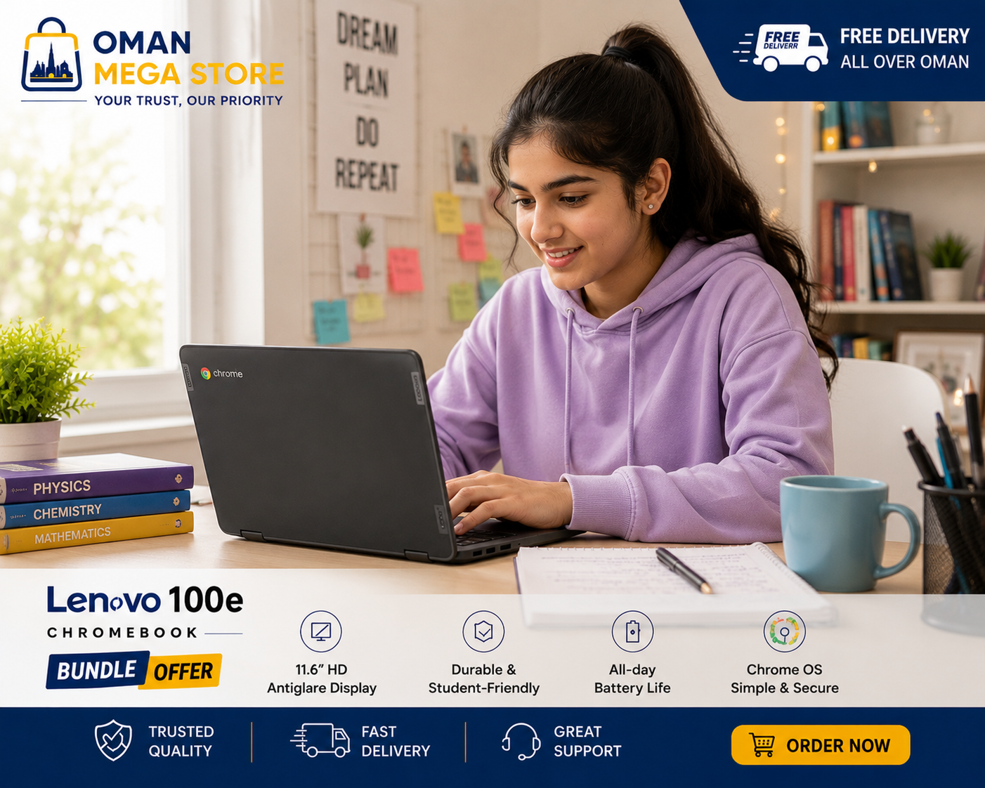 🔥 Lenovo 100e Chromebook Bundle Offer 🔥