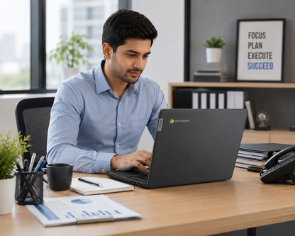 Lenovo 100e Chromebook 4GB RAM 32GB – Play Store Supported