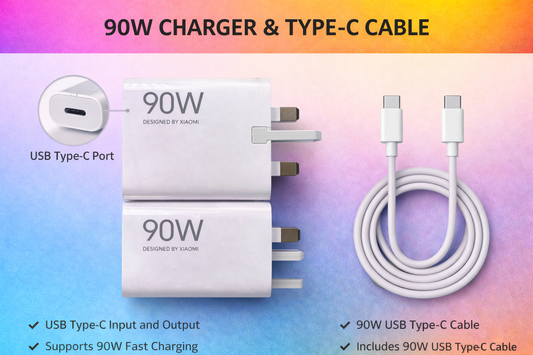 90W Type-C Fast Charger with Cable